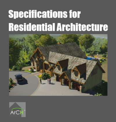 specifications for residential architecture